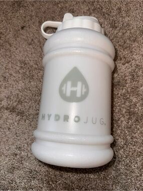 HydroJug White Bottle with Light Gray Logo